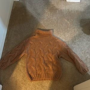 Zara Brown knit sweater